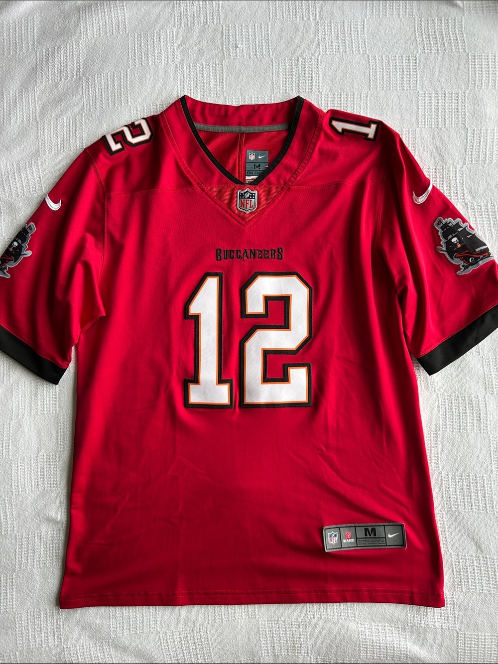NFL Tom Brady Buccaneers Jersey #12 Men’s size Medium